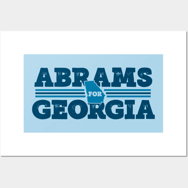 Stacey Abrams for Georgia Governor 2022 Wall Art by SLAG_Creative